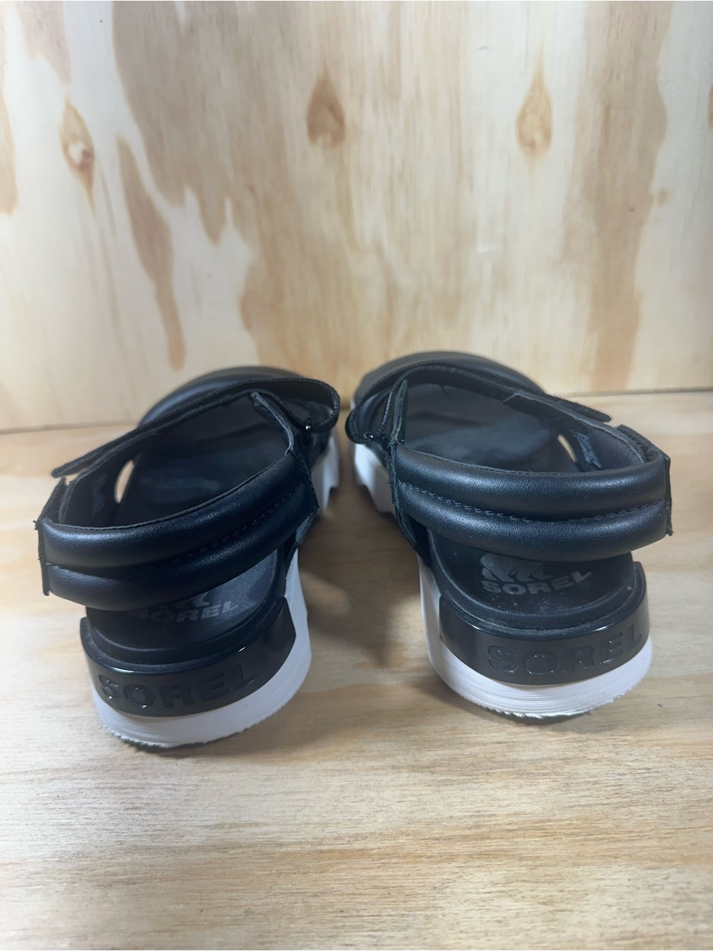 Sorel Black Platform Sandals Women’s Size 7 - Picture 5 of 7